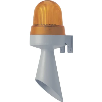 Afbeelding van Werma Signaltechnik Combi signaalgever LED 424.320.75 Geel Continulicht 24 V/DC 98 dB