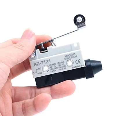 Afbeelding van ANCLLO 2 stks 10A Micro Schakelaar AZ 7121 Kleine Horizontale Slag Eindschakelaar Reset TZ 1NC / 1NO