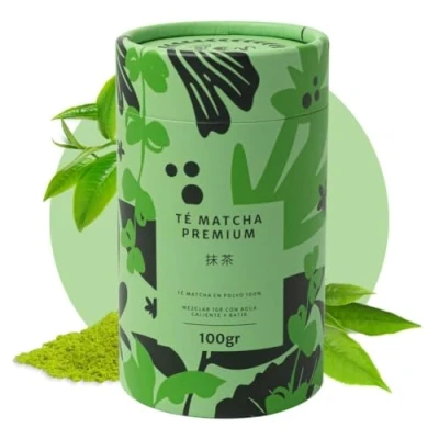 Afbeelding van Matchaflix Matcha thee 100% in poedervorm voor 3 maanden groene culinaire kwaliteit 100 gram