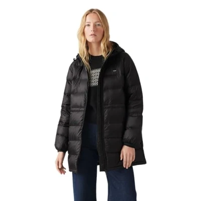 Afbeelding van Levi&#039;s Dames Polly Midi Puffer jas, caviar, XS