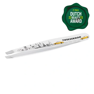 Afbeelding van tweezerman pincet Slant Tweezer 40th New York Beautytastsing Beautytasting