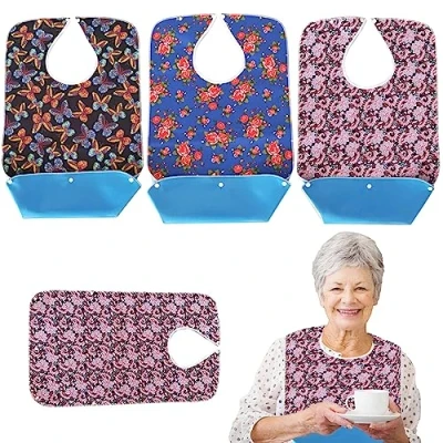 Afbeelding van Nizirioo slabbetjes voor volwassenen, 3 stuks man, M