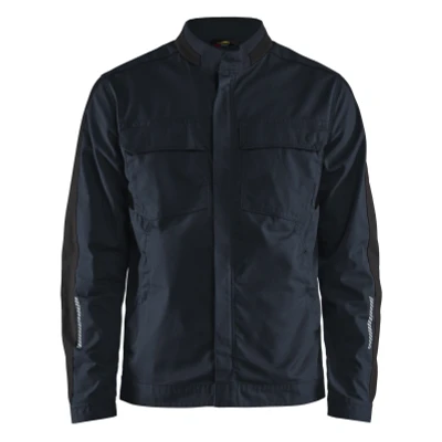 Afbeelding van Blaklader 444418328699L Stretch industriële jas, donker marineblauw/zwart, maat L