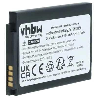 Afbeelding van vhbw Accu compatibel met Luvion 88 Essential Babyfoon Babytalker (1100mAh, 3,7V, Li Ion)