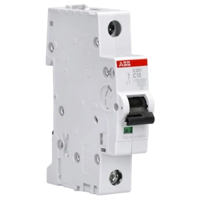 Afbeelding van Abb s201 installatieautomaat 1p c karakteristiek 13a iec en 60898 1 6 ka iec60947 2 10 module breedte 17 5mm 2cds251001r0134