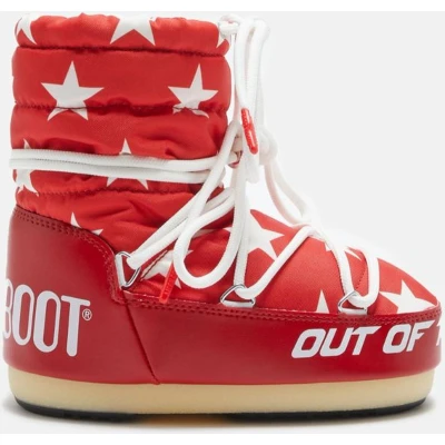 Afbeelding van MOON BOOT LAAG ROOD STERREN 31/32