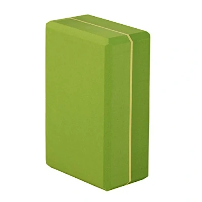 Afbeelding van Bodhi Asana Brick XXL Yogablok, groot, praktisch yogaaccessoire, yoga hulpmiddel, ook voor beginners, accessoires Iyengar yoga, olijf