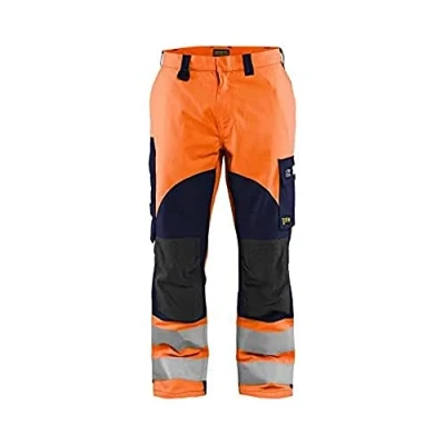 Afbeelding van Blaklader Multinorm inherent werkbroek 1588 1513 High Vis Oranje/Marineblauw C48