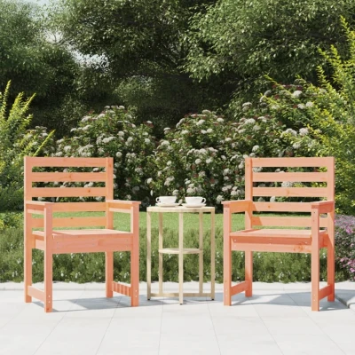 Afbeelding van Tuinstoelen 2 st 60x48x91 cm massief douglashout