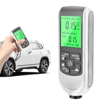 Afbeelding van laagdiktemeter, laklaagmeter, autolakmeter, basismetalen auto&#039;s, verfdiktester, lakmeter, auto meetbereik voor autolaktester