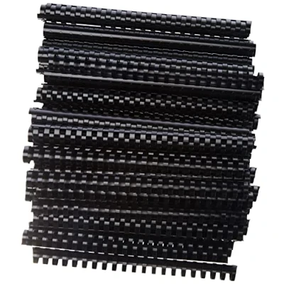 Afbeelding van Peach PB422 02 Plastic bindruggen DIN A4, 22 mm, 210 vellen, 50 stuks, zwart