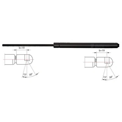 Afbeelding van METZGER 2110328 Gasveer Motorkap 1100N PEUGEOT: 406 Coupe 2.0 16V, 3.0 V6 24V, V6, 2.2 HDI, 1997 2004