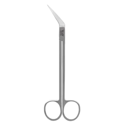 Afbeelding van BeautyTools Pedicure Schaar Geknikte Teennagelschaar met (Stevig) Recht Snijvlak voor Ingegroeide Teennagels Spitse Punt INOX (16 cm) (MS 0935)