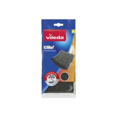 Afbeelding van Vileda Glitzi Power Metalen Spons, 2 Stuk, 11.5 x 24.5