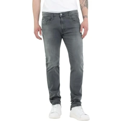 Afbeelding van Replay Anbass Slim fit jeans, Heren, Maat: 29x32, Dark grey