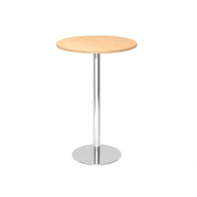 Afbeelding van hjh OFFICE PRO Bistro H80R C Systeem conferentietafel Esdoorn / Chroom
