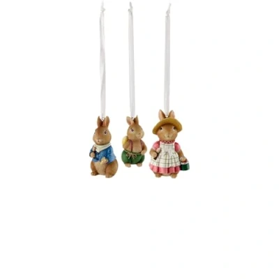 Afbeelding van Villeroy &amp; Boch Spring Fantasy Set van 3 hangende hazen