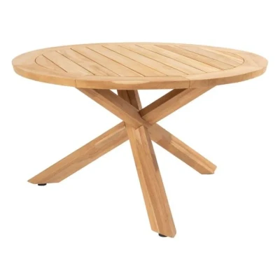 Afbeelding van Taste by 4 Seasons Prado tafel teakblad + teak onderstel 130 cm. Ø Outdoor