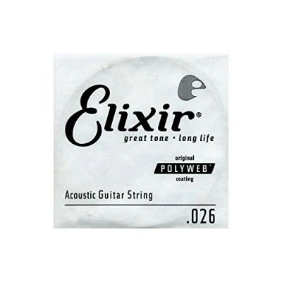 Afbeelding van Elixir® Strings 80/20 bronzen losse snaar voor akoestische gitaar met POLYWEB® Coating (.026)