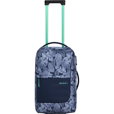Afbeelding van Satch Flow S Cabin Size Trolley tropic blue Zachte koffer
