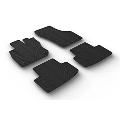 Afbeelding van Gledring Rubbermatten voor Skoda Octavia IV e Tec Sedan/Kombi 2020 (T profiel 4 delig + montageclips)