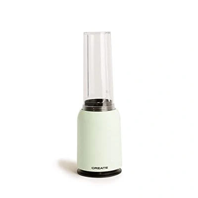 Afbeelding van CREATE Draagbare Glazen Blender Sappen, Shakes of Smoothies 400ml Groen MOI SLIM
