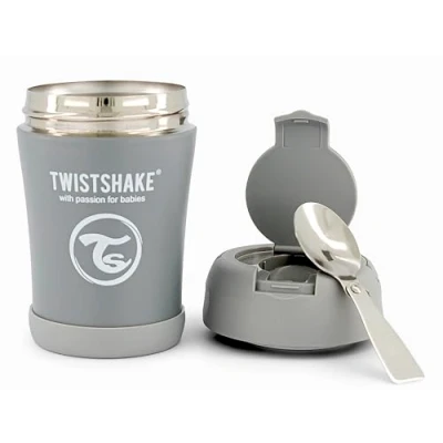 Afbeelding van Twistshake Geïsoleerde Voedingsdoos Pastel Grijs