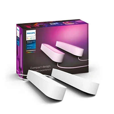 Afbeelding van Philips Hue Play White and Color Ambiance Lichtbalk (2 stuks) Wit