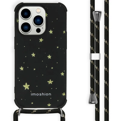 Afbeelding van Apple iPhone 14 Pro Hoesje Kunststof iMoshion Softcase/Koordhoesje/Backcover Goud Telefoonhoesje