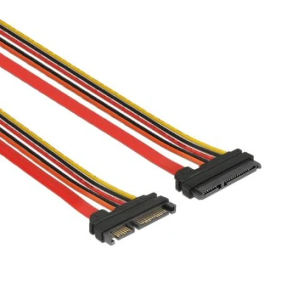 Afbeelding van 0.5 m 22 Polige SATA verlengkabel