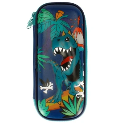 Afbeelding van Dinosaurus 3D etui met rits, school Universeel