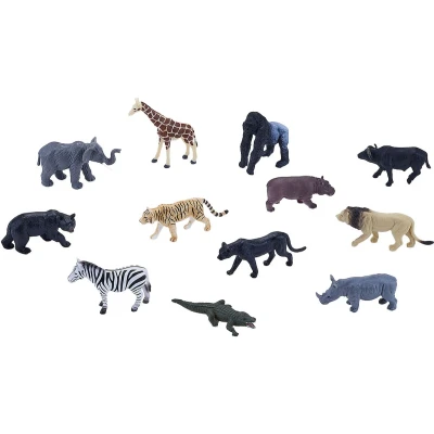 Afbeelding van Mojo Wildlife Mini Wilde Dieren Speelset, 12dlg. 380057