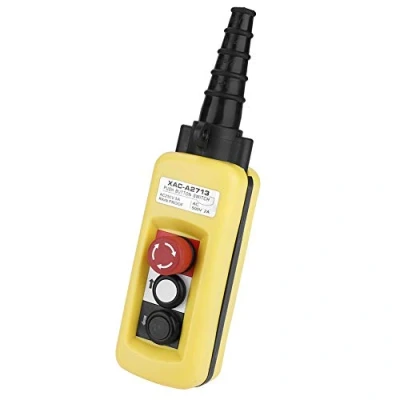 Afbeelding van Crane Lift Switch, Chain Hoist Push Button Switch Lifting Hanging Control With Emergency Stop