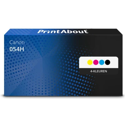 Afbeelding van Huismerk Canon 054H Toner 4 kleuren Voordeelbundel Hoge capaciteit