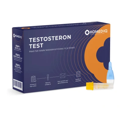 Afbeelding van HOMED IQ Testosterontest met laboratoriumuitslag Inzicht in je hormonale balans voor sporters