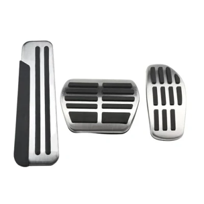 Afbeelding van Auto Pedalen Voor Nissan Qashqai J12 2023 2024 Rvs Gaspedaal AT MT Rem Geen Boren Pedaal Cover Pads Onderdelen Voet Pad (Color : 3 PCS)