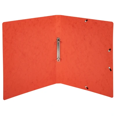 Afbeelding van Ringmap Elast. glans karton 2R 15mm rood per 10