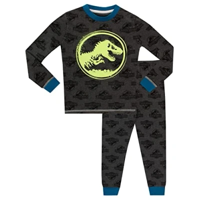 Afbeelding van Jurassic World Jongens Pyjama&#039;s Gloed in het donker Grijs 140