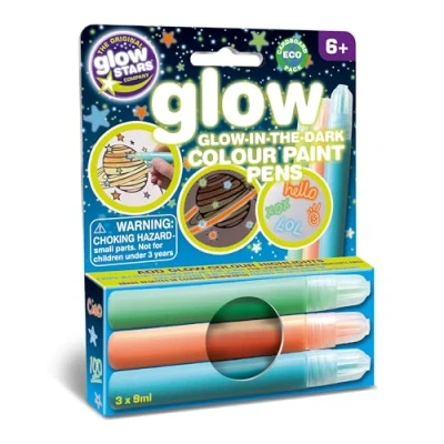 Afbeelding van The Original Glowstars Company Creations Glow in Dark kleurpennen, meerkleurig, 225 x 90 mm