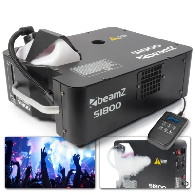 Afbeelding van BeamZ S1800 DMX rookmachine horizontaal / verticaal