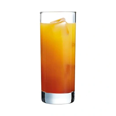 Afbeelding van Arcoroc IJsland collectie 6 glazen hoog 33 cl van gehard glas Modern design, ideaal voor cocktailparty&#039;s Gemaakt in Frankrijk Versterkte verpakking, geschikt online verkoop