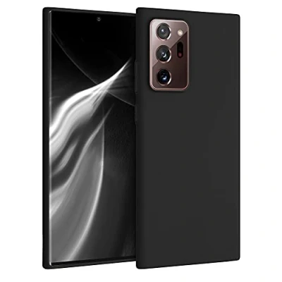 Afbeelding van kwmobile telefoonhoesje compatibel met Samsung Galaxy Note 20 Ultra hoesje Zachte case voor smartphone Back cover in mat zwart