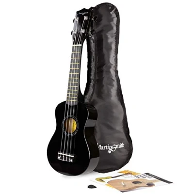 Afbeelding van Ukelele Met Tas Zwart Design