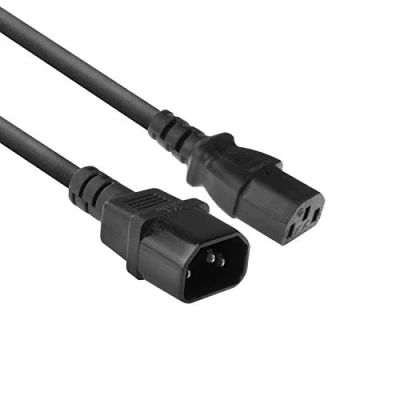 Afbeelding van ACT AK5121 230V Aansluitkabel C13/C14 Zwart 7 meter