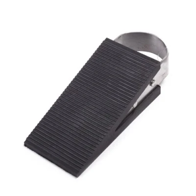 Afbeelding van Benson Deurstopper Rubber RVS 3 cm Wigmodel