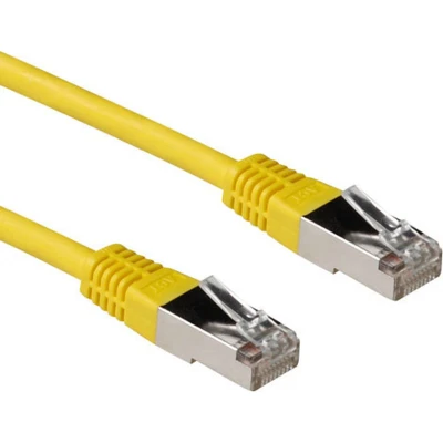 Afbeelding van ACT IB9151 LSZH SFTP CAT6A Patchkabel Geel 1,5 meter