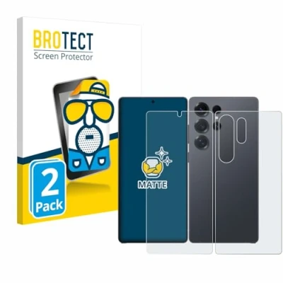 Afbeelding van BROTECT Screenprotector voor Samsung Galaxy S25 Ultra Enterprise Edition (Voor+Achter) Folie Beschermfolie matte (2 Stuks)