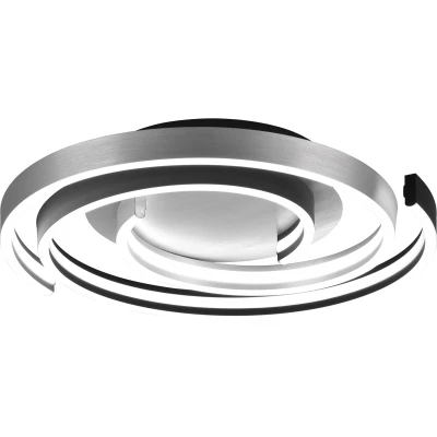 Afbeelding van Trio Dimbare plafondlamp Caya metaal met zwart 641910205