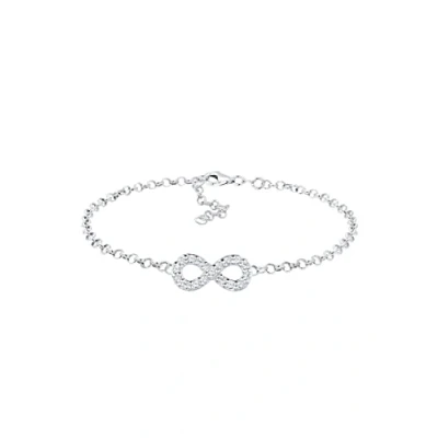 Afbeelding van Elli Infinity LOOP Armband, Dames, Maat: 18, Silberfarben