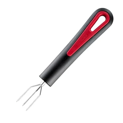 Afbeelding van Westmark Aardappelvork met 3 tanden, lengte: 16,3 cm, roestvrij staal/kunststof, Gallant, zwart/rood, 29142270